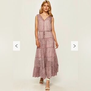 DKNY SHIFT TIERED MAXI DRESS, SZ XS, NWT